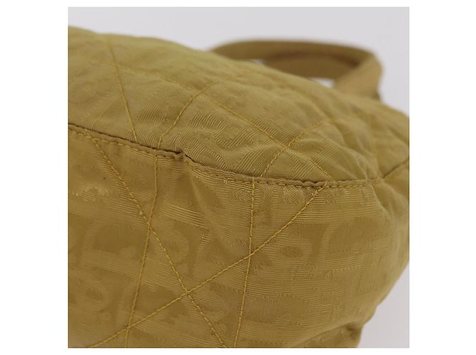 Christian Dior Hand Bag Nylon Beige Silver - vista 11