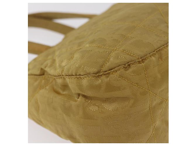 Christian Dior Hand Bag Nylon Beige Silver - vista 12