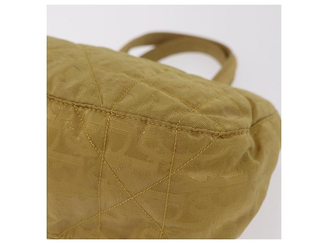 Christian Dior Hand Bag Nylon Beige Silver - vista 13