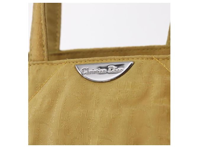 Christian Dior Hand Bag Nylon Beige Silver - vista 14
