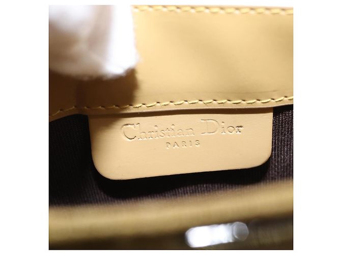 Christian Dior Hand Bag Nylon Beige Silver - vista 15