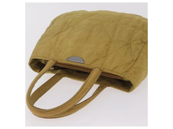 Christian Dior Hand Bag Nylon Beige Silver - vista 6