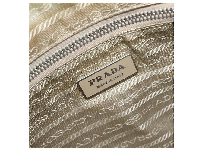 PRADA Shoulder Bag Nylon Light Blue Silver - vista 23
