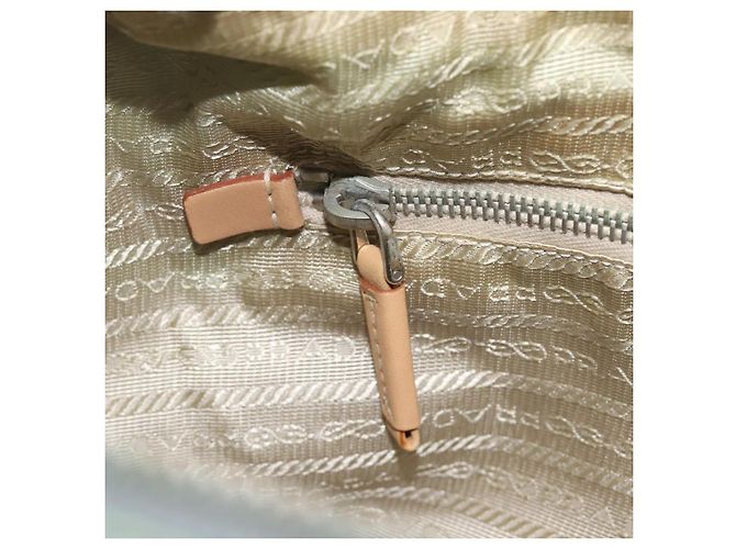PRADA Shoulder Bag Nylon Light Blue Silver - vista 26