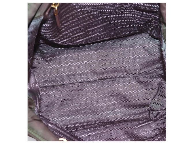 PRADA Tote Bag Nylon 2way Bordeaux Gold - Ansicht 11