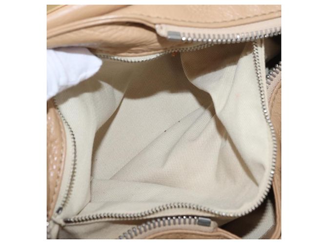 Chloé Chloe Paddington Hand Bag Leather Beige Gold Silver - vista 28