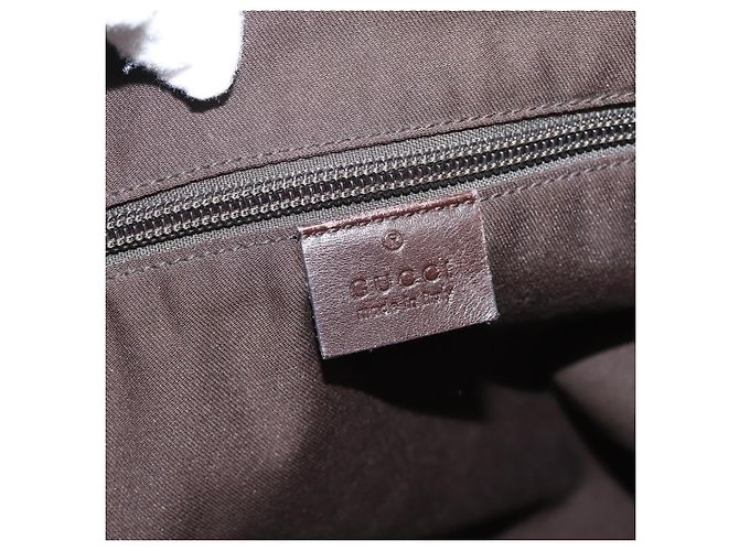 GUCCI GG Canvas Shoulder Bag Beige Silver 145857 - vista 15