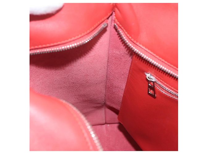 LOEWE Tote Bag Leather Red Silver - vista 22