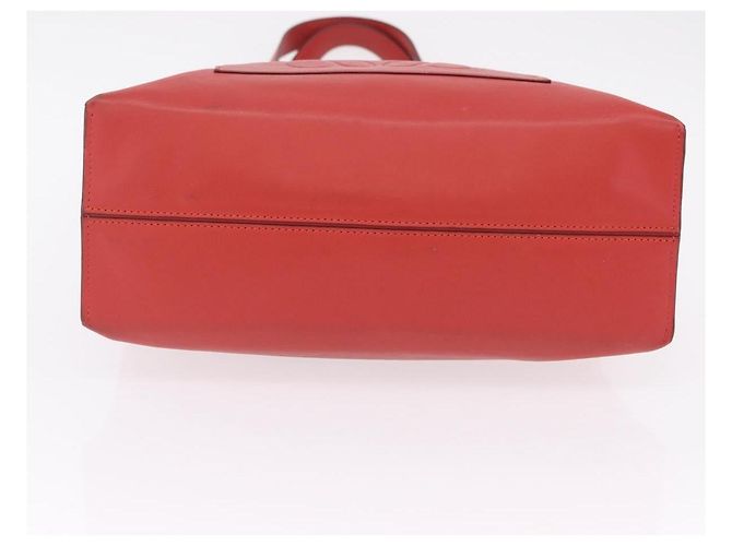 LOEWE Tote Bag Leather Red Silver - vista 6