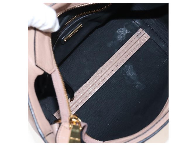 Miu Miu Hand Bag Leather 2way Pink Gold - vista 11