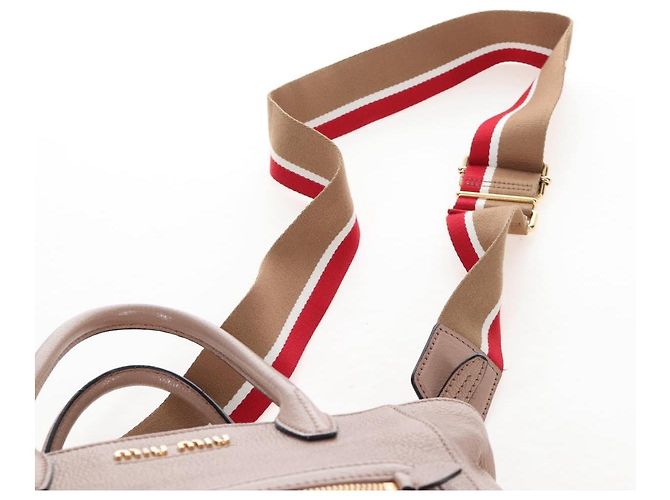 Miu Miu Hand Bag Leather 2way Pink Gold - vista 17