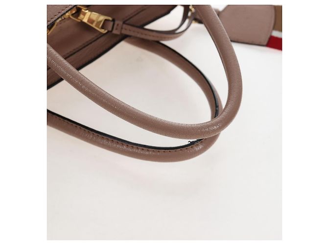 Miu Miu Hand Bag Leather 2way Pink Gold - vista 8