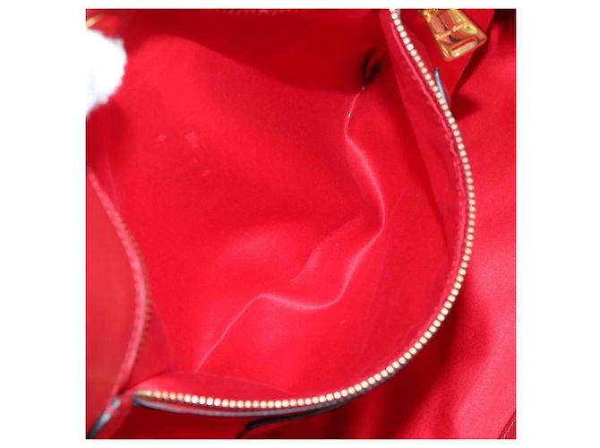 Miu Miu Tote Bag Leather 2way Red Gold - vista 27