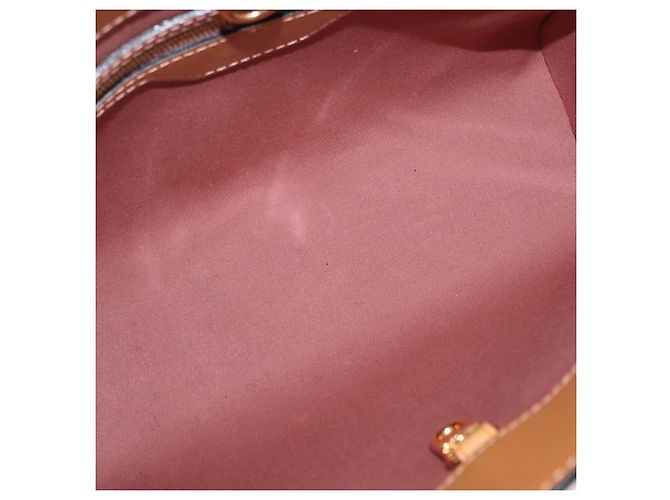 LOUIS VUITTON Monogram Vernis Catalina BB Hand Bag Noisette LV - vista 11