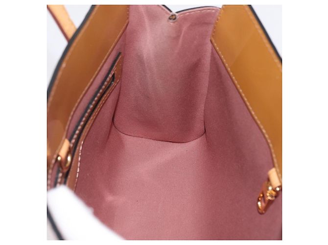 LOUIS VUITTON Monogram Vernis Catalina BB Hand Bag Noisette LV - vista 18