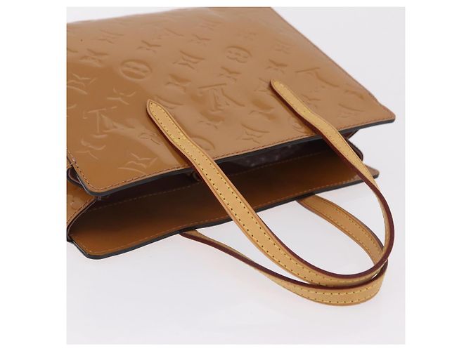 LOUIS VUITTON Monogram Vernis Catalina BB Hand Bag Noisette LV - vista 7