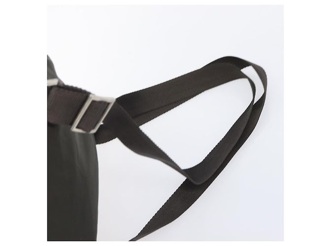 PRADA Mochila Nylon Khaki Silver - vista 14