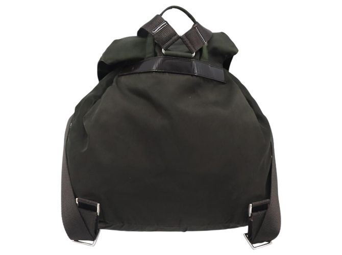 PRADA Mochila Nylon Khaki Silver - vista 2