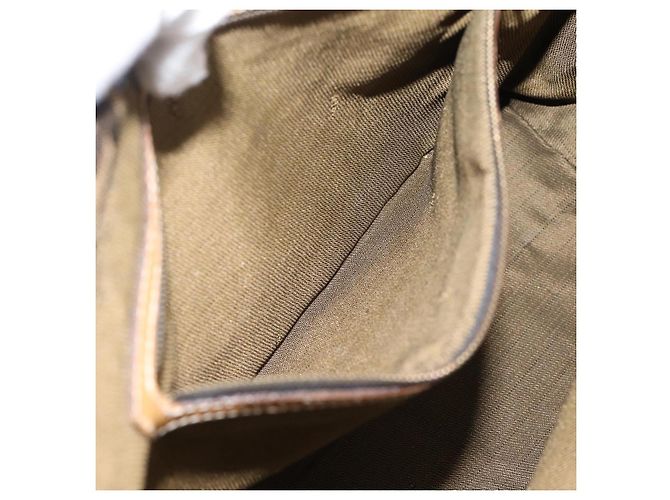 FENDI Zucca Canvas Shoulder Bag Brown Black - vista 21