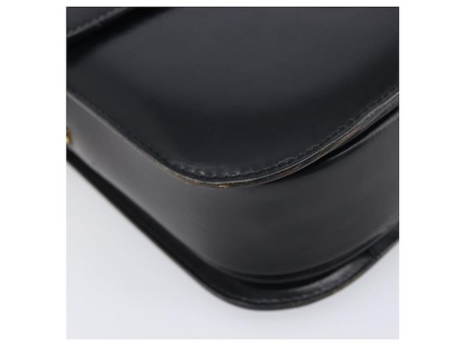 Céline CELINE Horse Carriage Shoulder Bag Leather Black Gold - vista 16
