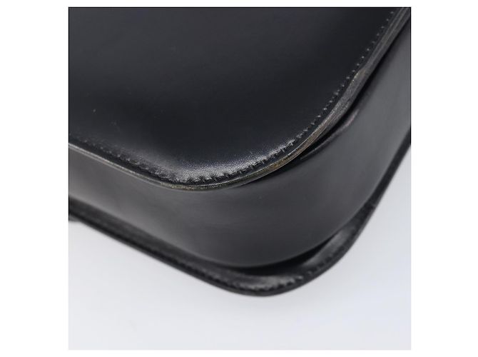 Céline CELINE Horse Carriage Shoulder Bag Leather Black Gold - vista 18
