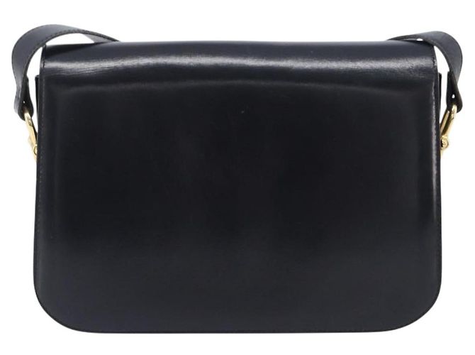 Céline CELINE Horse Carriage Shoulder Bag Leather Black Gold - vista 2