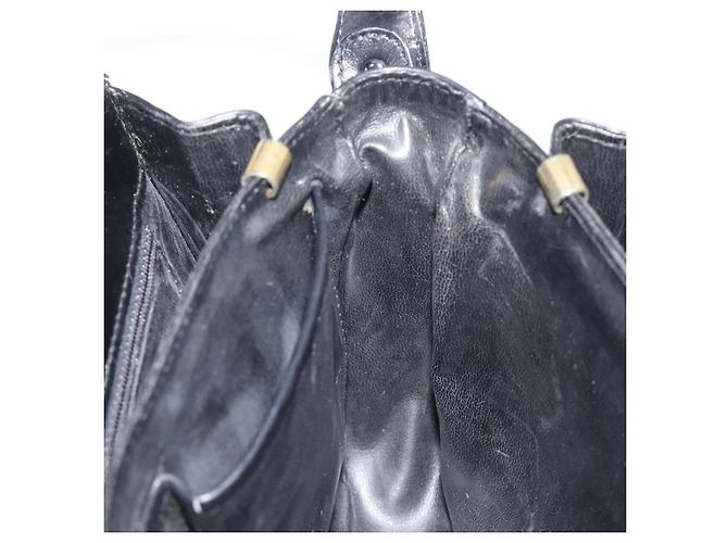 Céline CELINE Horse Carriage Shoulder Bag Leather Black Gold - vista 22