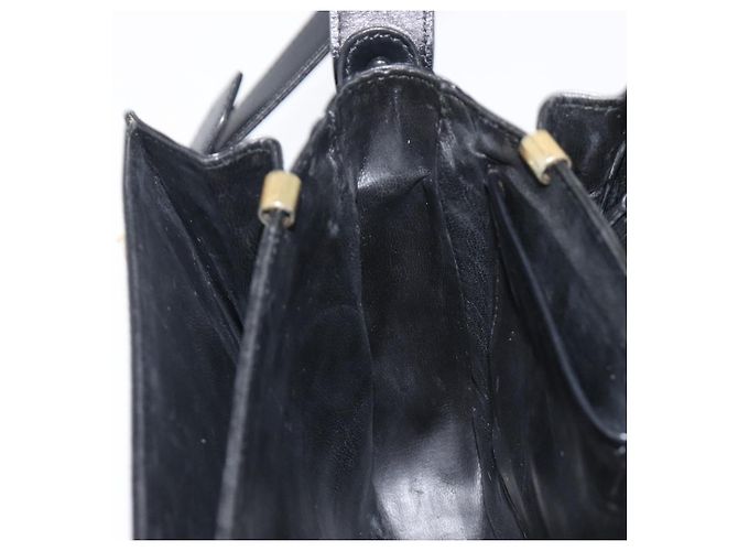 Céline CELINE Horse Carriage Shoulder Bag Leather Black Gold - vista 23