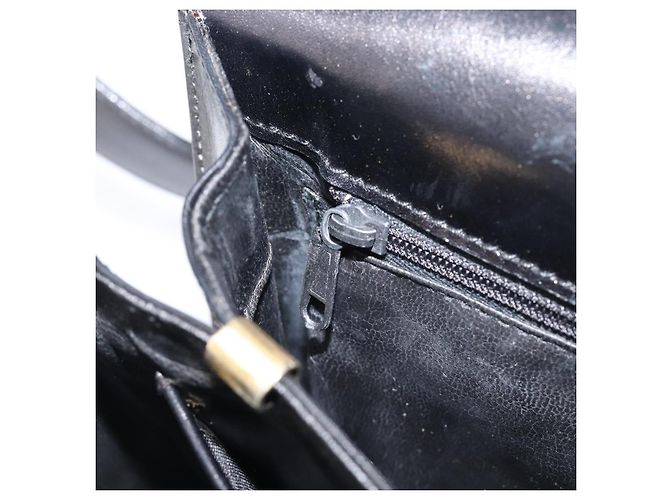 Céline CELINE Horse Carriage Shoulder Bag Leather Black Gold - vista 25