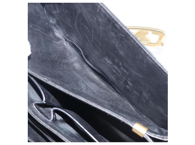 Céline CELINE Horse Carriage Shoulder Bag Leather Black Gold - vista 26