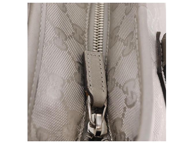 GUCCI GG Implementation Hand Bag PVC Silver 211138 - vista 18