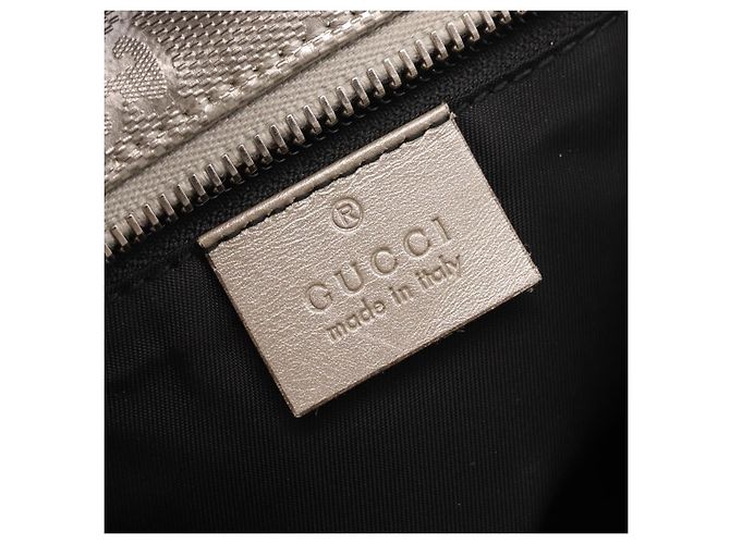 GUCCI GG Implementation Hand Bag PVC Silver 211138 - vista 19