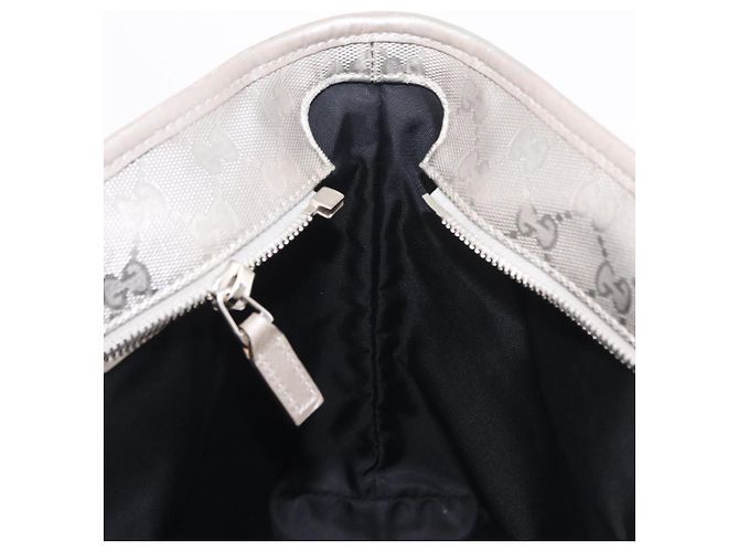 GUCCI GG Implementation Hand Bag PVC Silver 211138 - vista 21