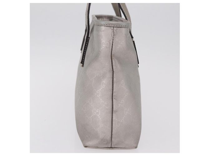 GUCCI GG Implementation Hand Bag PVC Silver 211138 - vista 4