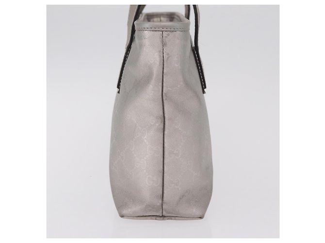GUCCI GG Implementation Hand Bag PVC Silver 211138 - vista 5