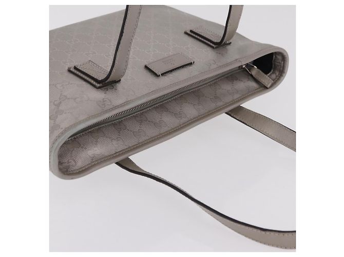 GUCCI GG Implementation Hand Bag PVC Silver 211138 - vista 6