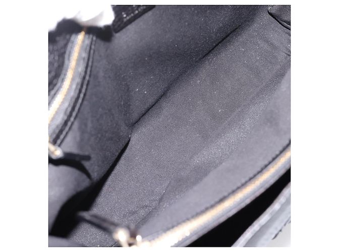GUCCI Hand Bag Leather Black Gold 131325 - vista 16