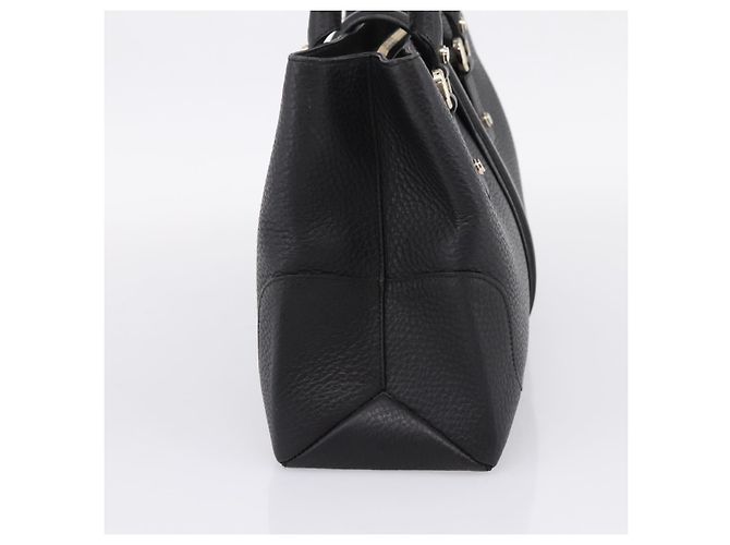 GUCCI Hand Bag Leather Black Gold 131325 - vista 5