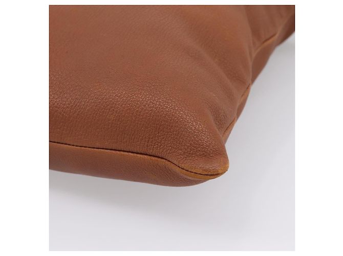 Hermès HERMES Shoulder Bag Leather Brown Silver - vista 10