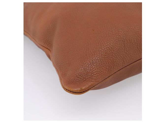 Hermès HERMES Shoulder Bag Leather Brown Silver - vista 11
