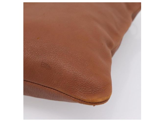 Hermès HERMES Shoulder Bag Leather Brown Silver - vista 12