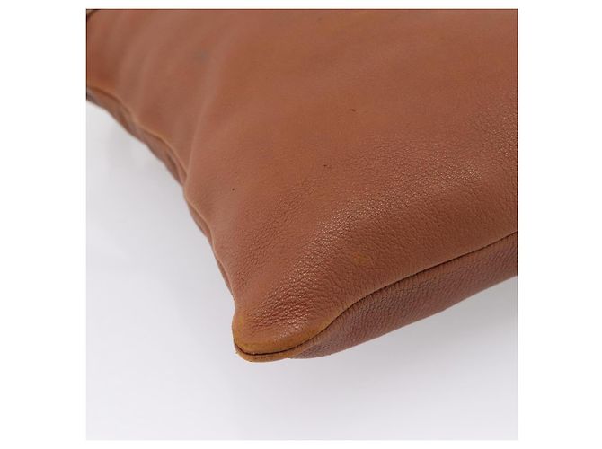Hermès HERMES Shoulder Bag Leather Brown Silver - vista 13