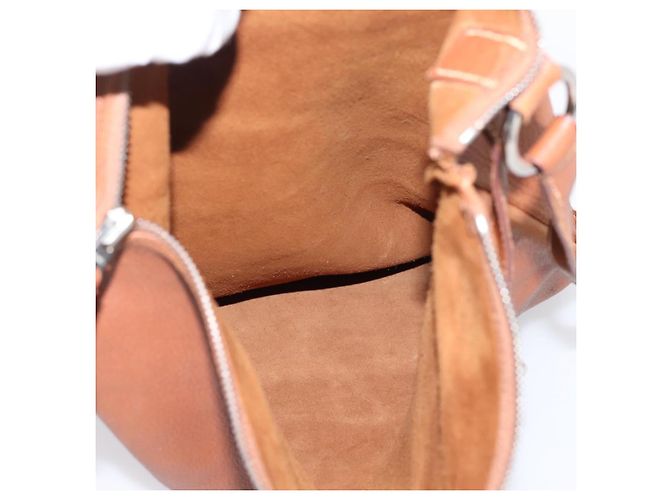 Hermès HERMES Shoulder Bag Leather Brown Silver - vista 18