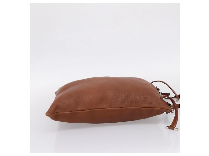 Hermès HERMES Shoulder Bag Leather Brown Silver - vista 5