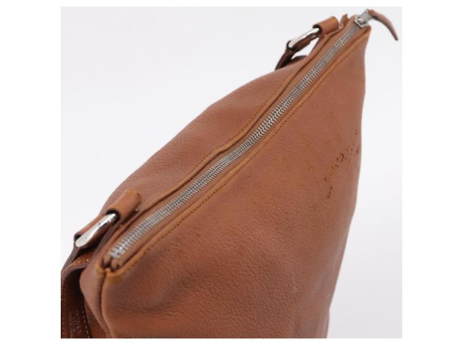 Hermès HERMES Shoulder Bag Leather Brown Silver - vista 6
