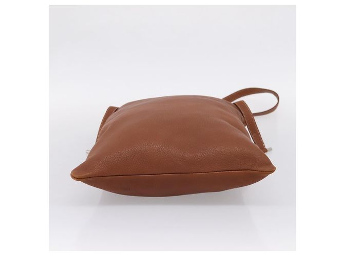 Hermès HERMES Shoulder Bag Leather Brown Silver - vista 9