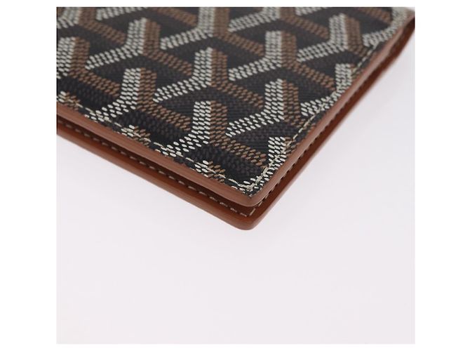 Goyard Herringbone Sun Rock Long Wallet PVC Leather Black - vista 10