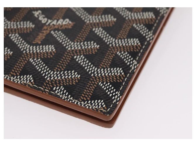 Goyard Herringbone Sun Rock Long Wallet PVC Leather Black - vista 9