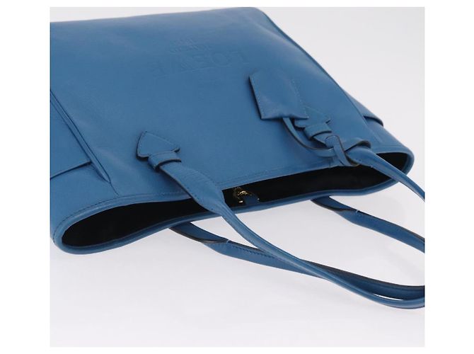 LOEWE Tote Bag Leather Gold Blue - Ansicht 14