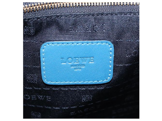 LOEWE Tote Bag Leather Gold Blue - Ansicht 21